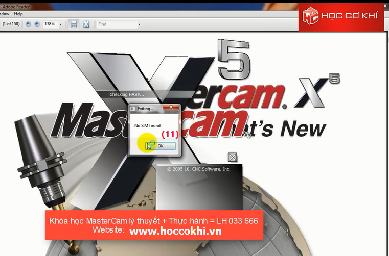 mastercam x5 no sim found crack